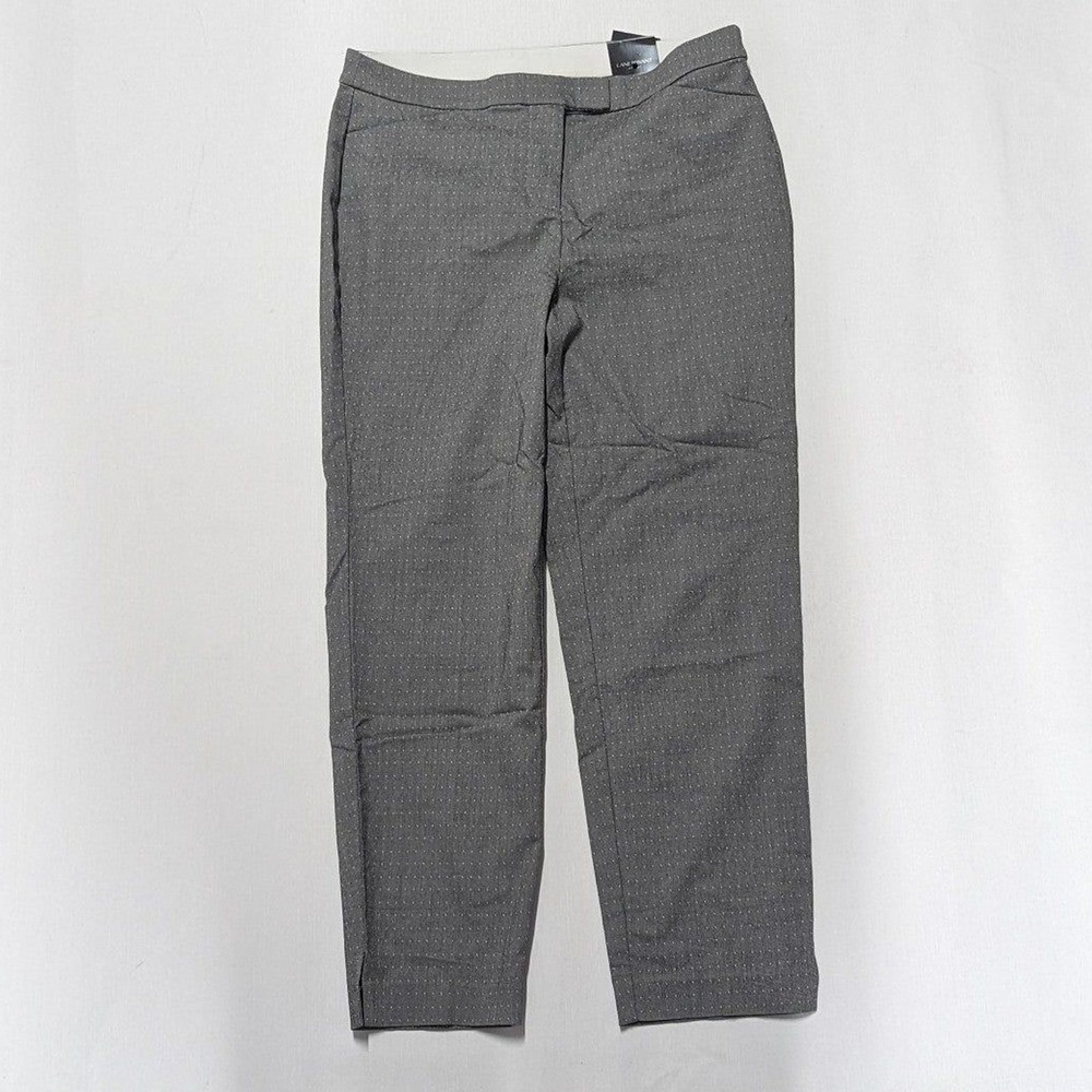 Quiet Luxury Lane Bryant Gray Got Ankle Pants NWT 14 Office Work Business Casual